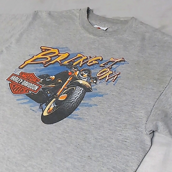 Harley Davidson..Tee..Sz L 14-16..Gray - Picture 3 of 6